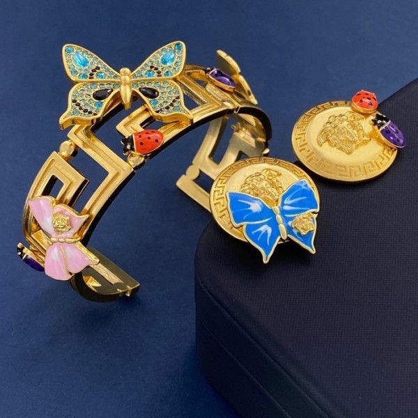 ❤베르사체 여성 옐로우 골드 팔찌 - Versace Womens Yellow Gold Bangle - acc741x