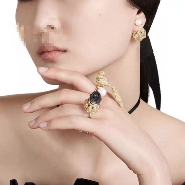 ❤디올 여성 골드 이어링 - Dior Womens Gold Earring - acc743x