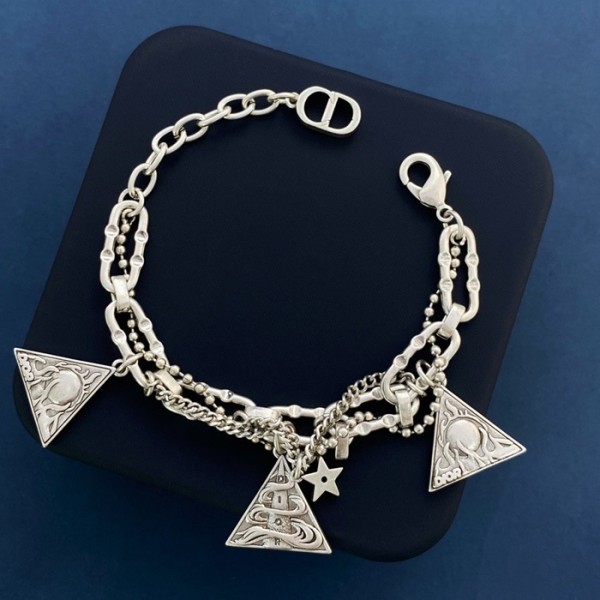 ❤디올 여성 화이트 골드 팔찌 - Dior Womens White Gold Bangle - acc744x