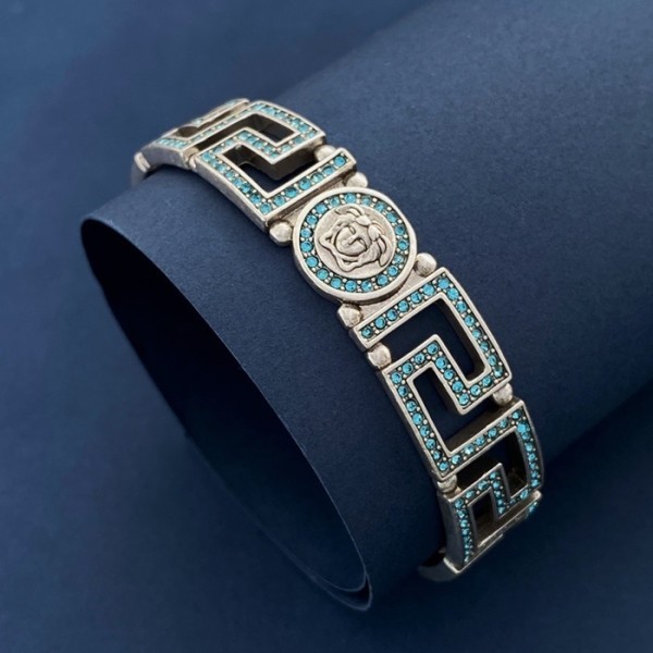 ❤베르사체 여성 화이트 골드 팔찌 - Versace Womens White Gold Bangle - acc747x