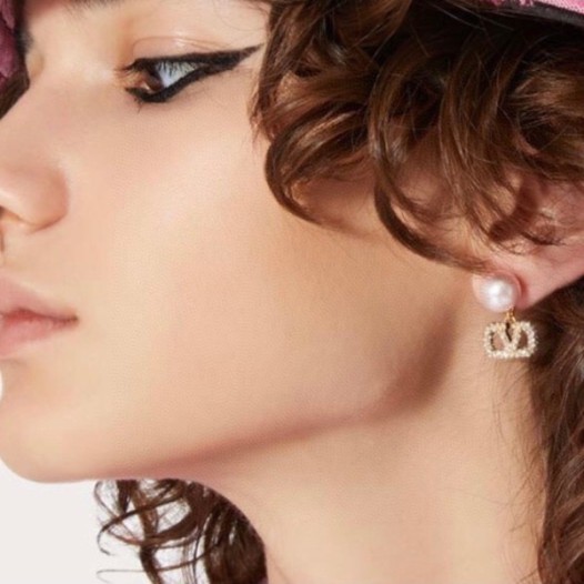 ❤발렌티노 여성 골드 이어링 - Valentino Womens Gold Earring - acc755x