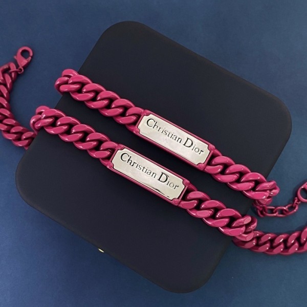 ❤디올 여성 화이트 골드 팔찌 - Dior Womens White Gold Bangle - acc757x