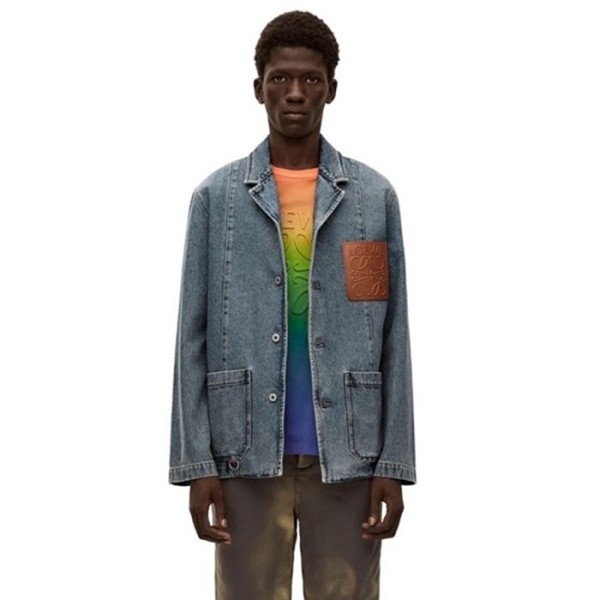 ❤로에베 남성 블루 자켓 - Loewe Mens Blue Jackets - fa11x