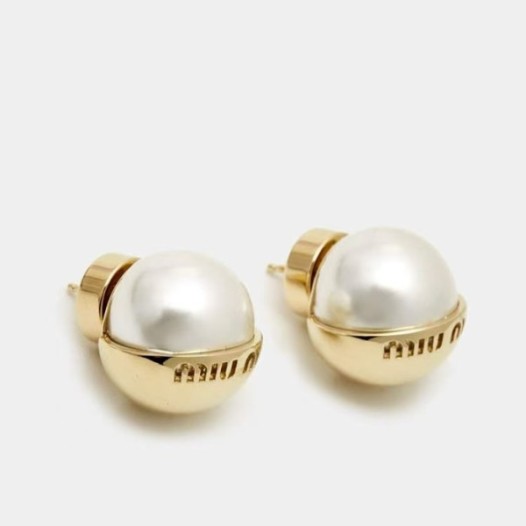 ❤미우미우 여성 골드 이어링 - Miumiu Womens Gold Earring - acc800x