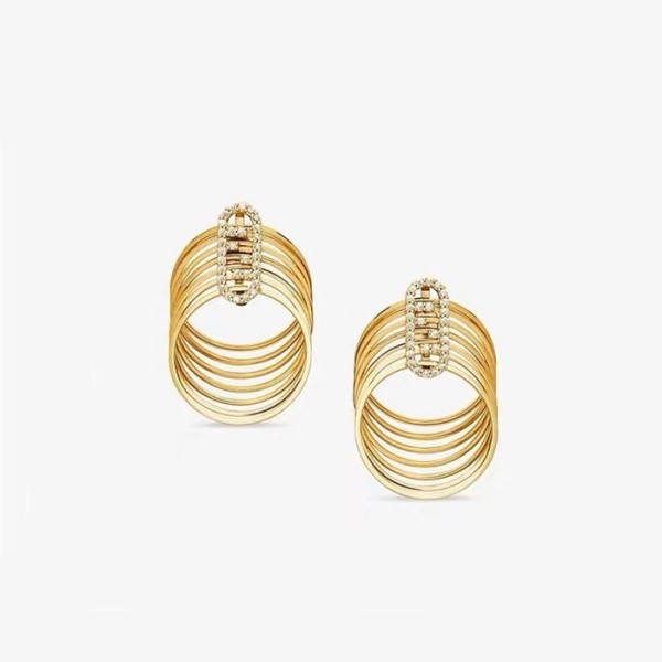 ❤펜디 여성 옐로우 골드 이어링 - Fendi Womens Yellow-gold Earring - acc801x