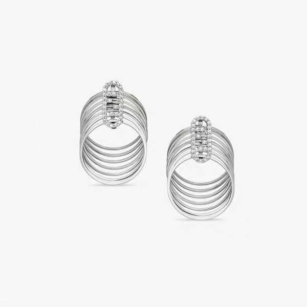 ❤펜디 여성 화이트 골드 이어링 - Fendi Womens White-gold Earring - acc802x