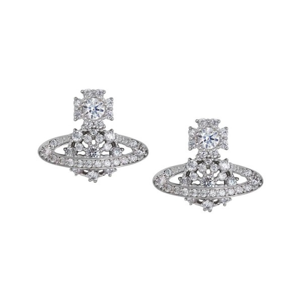 ❤비비안웨스트우드 여성 화이트 골드 이어링 - Vivienne Westwood Womens White Gold Earring - acc806x