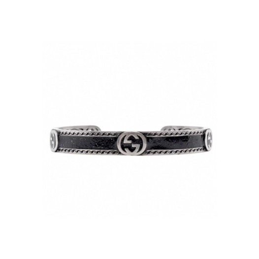 ❤구찌 남/녀 블랙 팔찌 - Gucci Unisex Black Bangle - acc809x