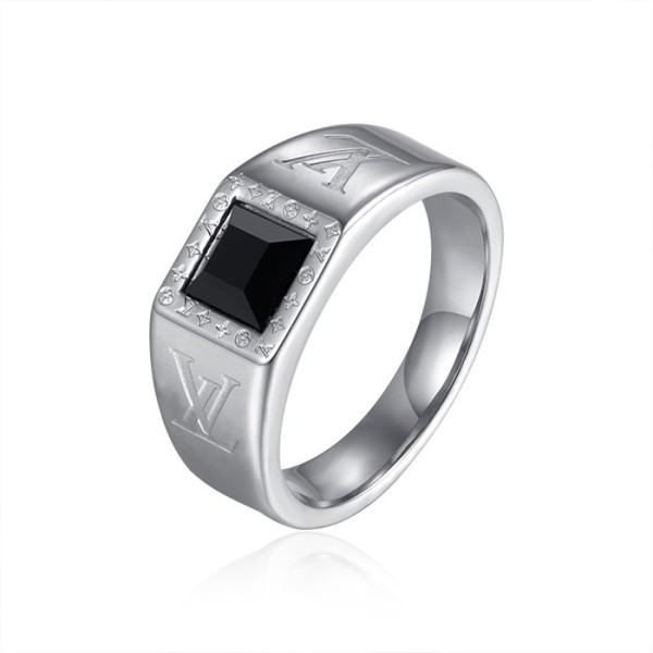 ❤루이비통 남성 화이트 골드 반지 - Louis vuitton Mens White Gold Ring - acc823x