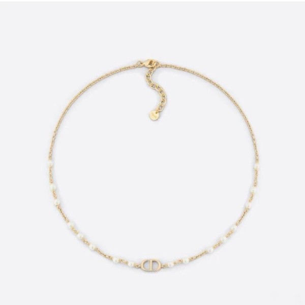 ❤디올 여성 골드 목걸이 - Dior Womens Gold Necklace - acc833x
