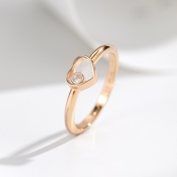 ❤쇼파드 여성 로즈 골드 반지 - Chopard Womens Rose-gold Ring - acc857x