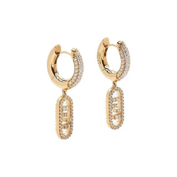 ❤펜디 여성 옐로우 골드 이어링 - Fendi Womens Yellow-gold Earring - acc883x