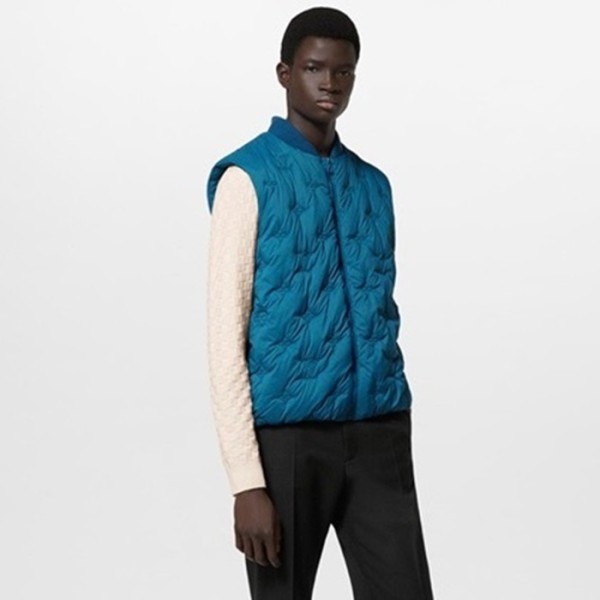 ❤루이비통 남성 블루 다운 베스트 - Louis vuitton Mens Blue Vest - fa39x
