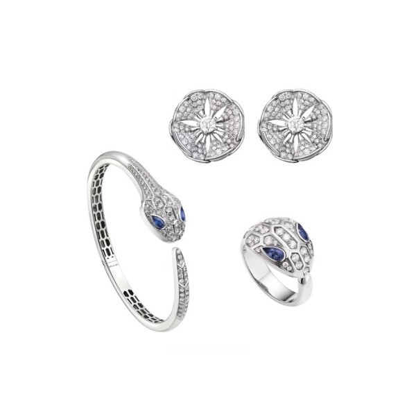 ❤불가리 여성 화이트 골드 반지 - Bvlgari Womens White Gold Ring - acc895x