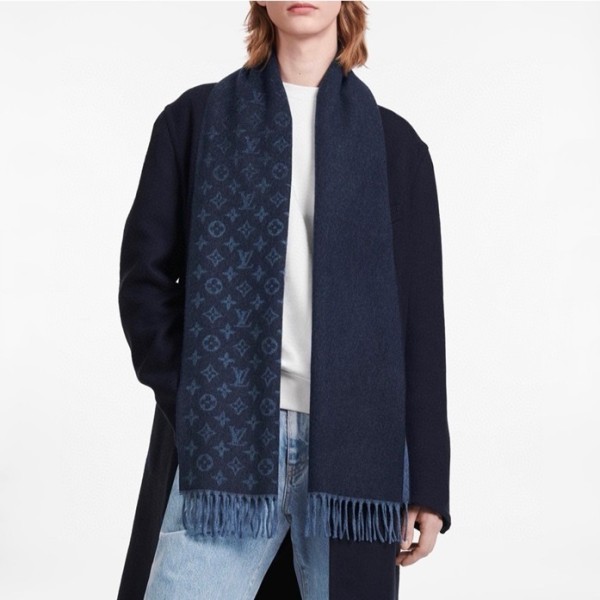❤루이비통 남성 네이비 머플러 - Louis vuitton Mens Navy Muffler - acc917x