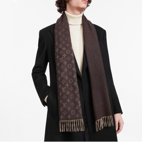 ❤루이비통 남성 브라운 머플러 - Louis vuitton Mens Brown Muffler - acc918x