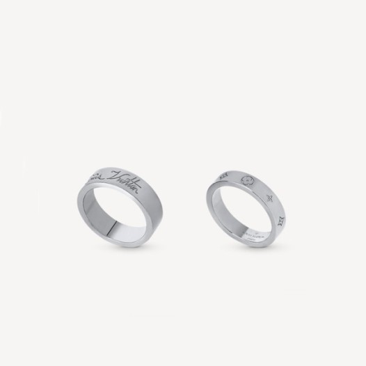 ❤루이비통 남/녀 화이트 골드 반지 - Louis vuitton Unisex Gold Rings - acc1001x