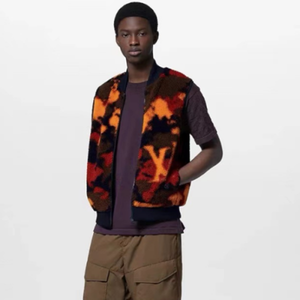 ❤루이비통 남성 레드 다운 양면조끼 - Louis vuitton Mens Red Vest - lv2091x