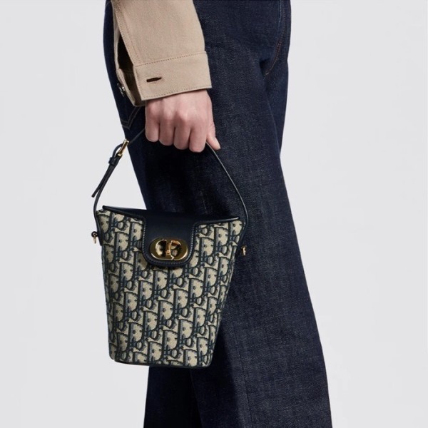 ❤디올 여성 네이비 버킷백 - Dior Womens Navy Bucket Bag - ba08x