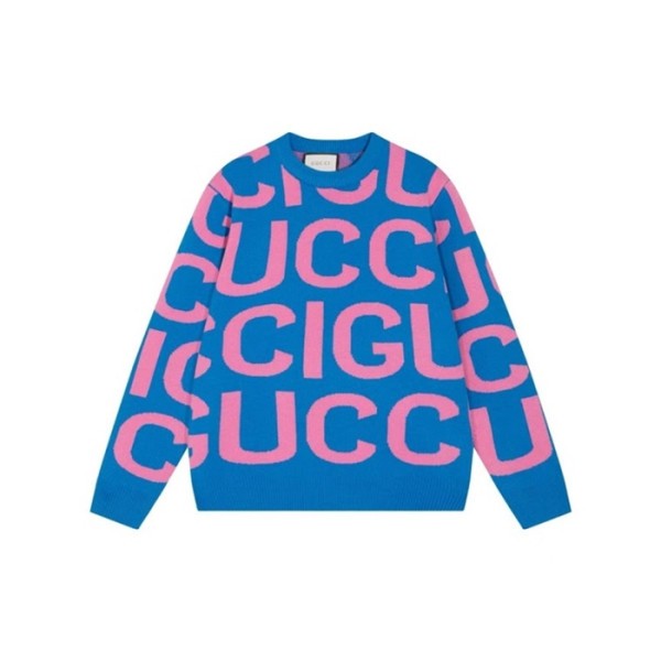 ❤구찌 남성 블루 크루넥 니트 - Gucci Mens Blue Knits- gu1172x
