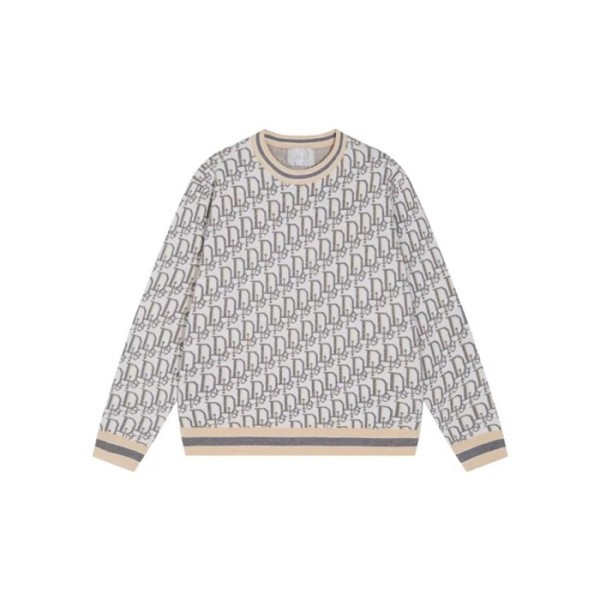 ❤디올 남성 그레이 크루넥 니트 - Dior Mens Gray Knitwear - di899x