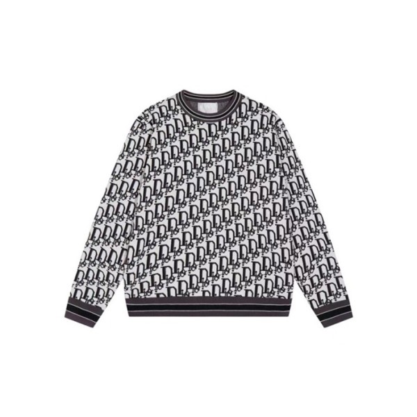 ❤디올 남성 블랙 크루넥 니트 - Dior Mens Gray Knitwear - di900x