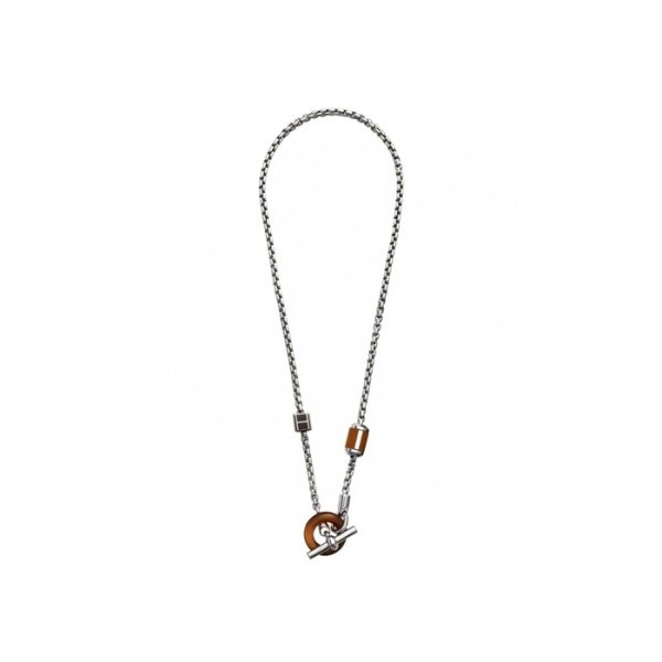 ❤에르메스 남성 화이트 골드 목걸이 - Hermes Mens White Gold Necklace - acc1105x