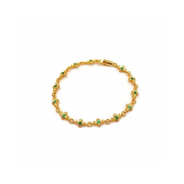 ❤크롬하츠 남/녀 골드 팔찌 - Chrome Hearts Unisex Gold Bangle - acc1113x