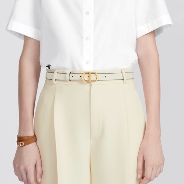 ❤디올 여성 몽테뉴 벨트 - Dior Womens White Belts - be03x