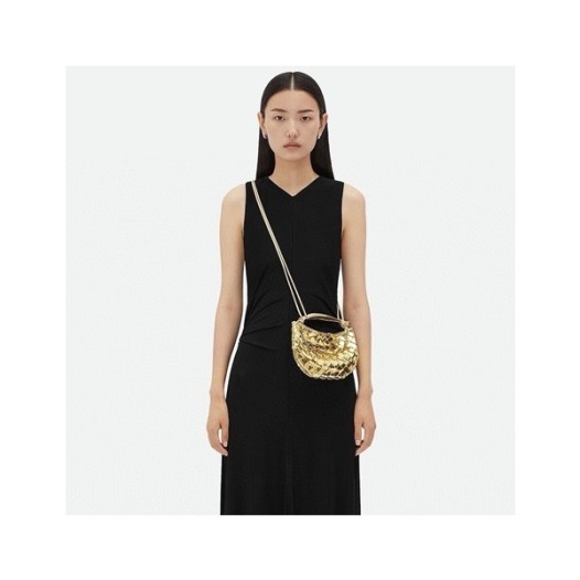 ❤보테가 베네타 여성 골드 사딘 초크 - Bottega Veneta Womens Gold Sardine Bag - ba18x