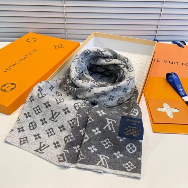 ❤루이비통 레이캬비크 캐시미어 그레이 머플러 - lv160x