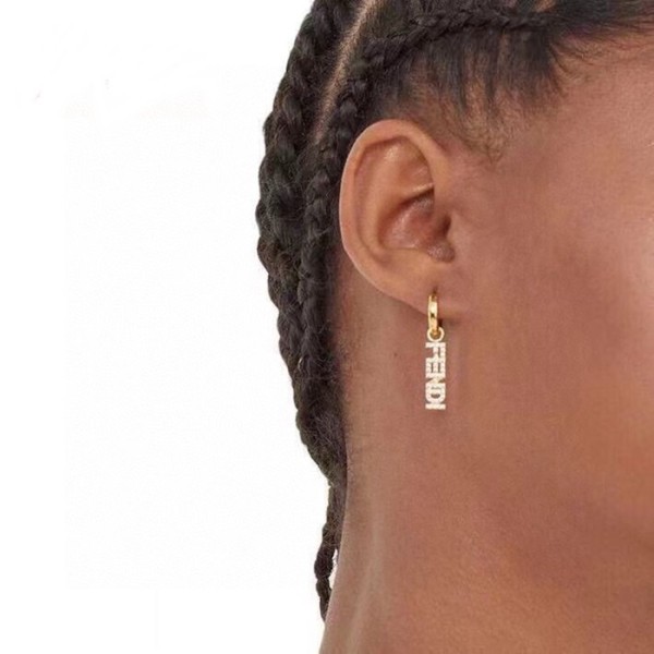 ❤펜디 여성 옐로우 골드 이어링 - Fendi Womens Yellow-gold Earring - acc1131x