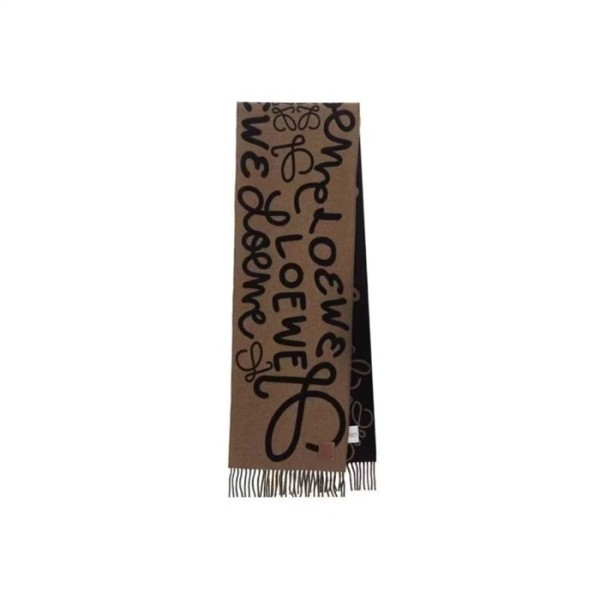 ❤로에베 여성 카멜 머플러 - Loewe Womens Camel Muffler - acc1147x