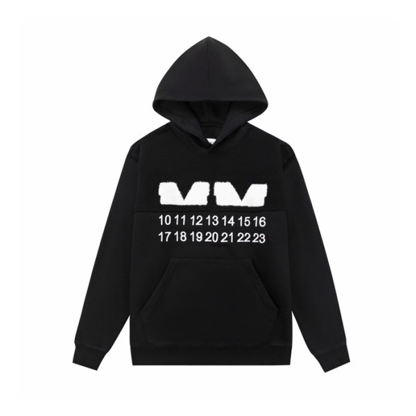 ❤메종 마르지엘라 남성 블랙 후드티 - Maison margiela Mens Black Hoodie - cl91x