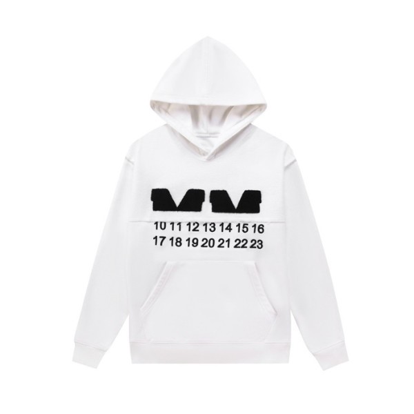 ❤메종 마르지엘라 남성 화이트 후드티 - Maison margiela Mens White Hoodie - cl92x