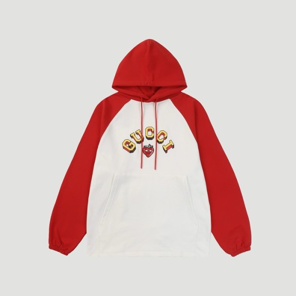 ❤구찌 남/녀 레드 후드티 - Gucci Unisex Red Hoodie - cl113x