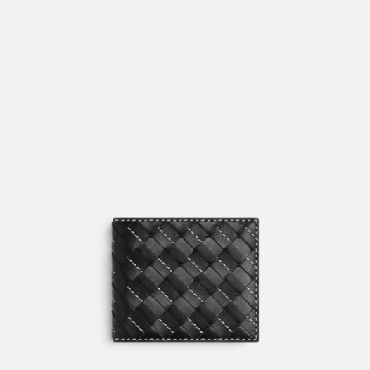 ❤보테가베네타 남성 블랙 반지갑 - Bottega Veneta Mens Black Half Wallets - bvw03x