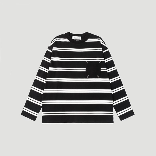 ❤메종 마르지엘라 남성 블랙 맨투맨 - Maison Margiela Mens Black Tshirts - cl114x