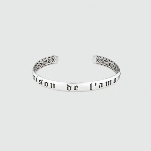 ❤구찌 여성 화이트 골드 팔찌 - Gucci Womens White Gold Bangle - acc1203x