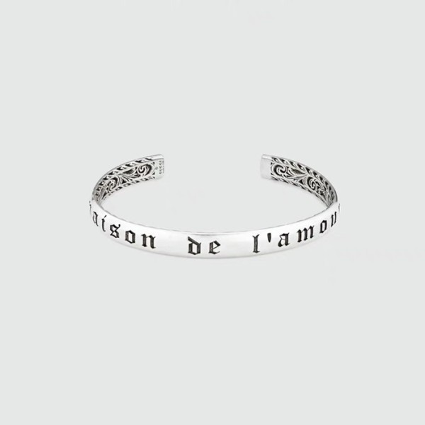 ❤구찌 여성 화이트 골드 팔찌 - Gucci Womens White Gold Bangle - acc1203x