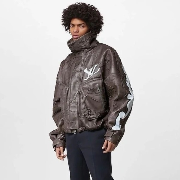 ❤루이비통 남성 브라운 가죽 자켓 - Louis vuitton Mens Brown Jackets - cl128x