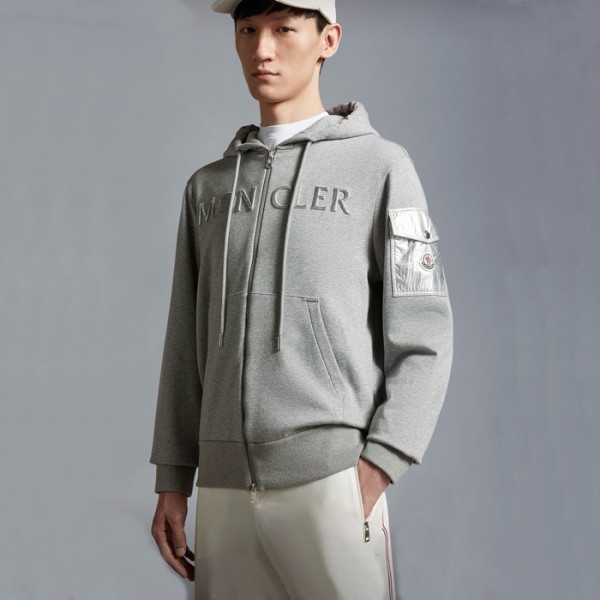 ❤몽클레어 남성 그레이 후드티 - Moncler Mens Gray Hoodie - cl142x
