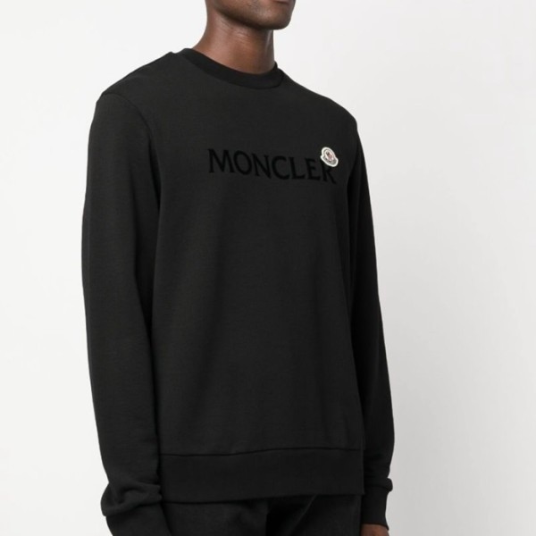 ❤몽클레어 남성 블랙 크루넥 맨투맨 - Moncler Mens Black Tshirts - cl145x