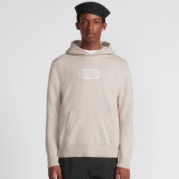 ❤디올 남성 캐시미어 그레이 후드티 - Dior Mens Gray Hoodie - di897x
