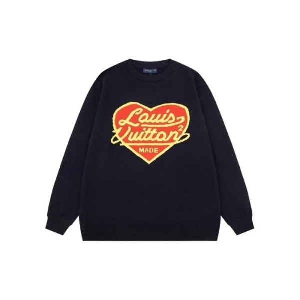 ❤루이비통 남성 블랙 크루넥 니트 - Louis vuitton Mens Gray Sweaters - lv2092x