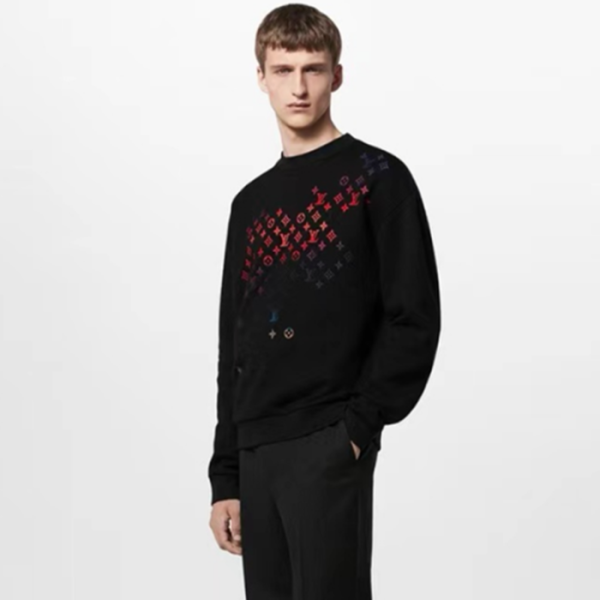 ❤루이비통 남성 블랙 맨투맨 - Louis vuitton Mens Black Tshirts - lv2093x