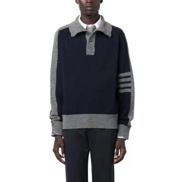 ❤톰브라운 남성 폴로 니트 - Thom Browne Mens Polo Knits - th143x