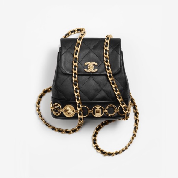 ❤샤넬 여성 블랙 23B 백팩 - Chanel Womens Black Back Pack - chb02x