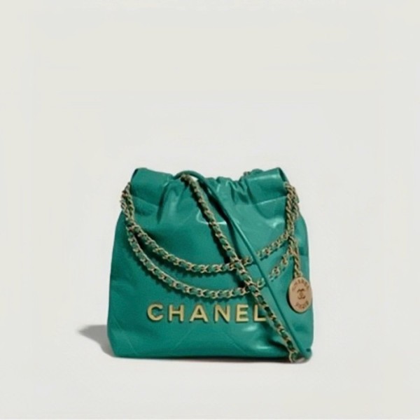 ❤샤넬 여성 그린 미니 22 백 - Chanel Womens Green 22 Bag - chb09x