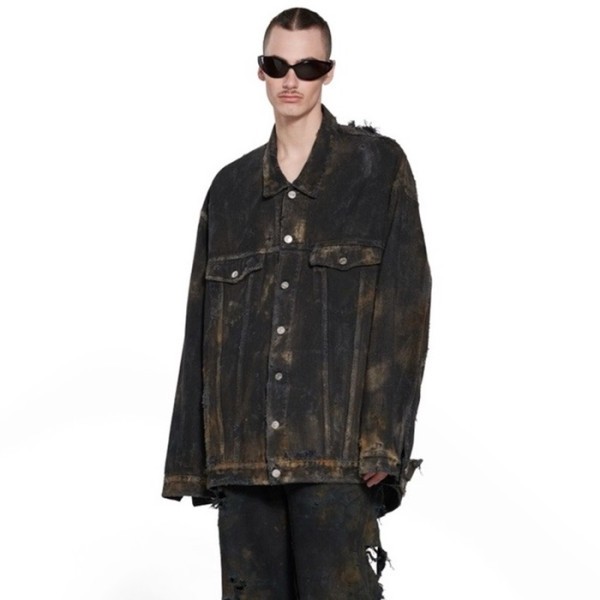 ❤발렌시아가 남성 블랙 자켓 - Balenciaga Mens Black Jackets - bac02x